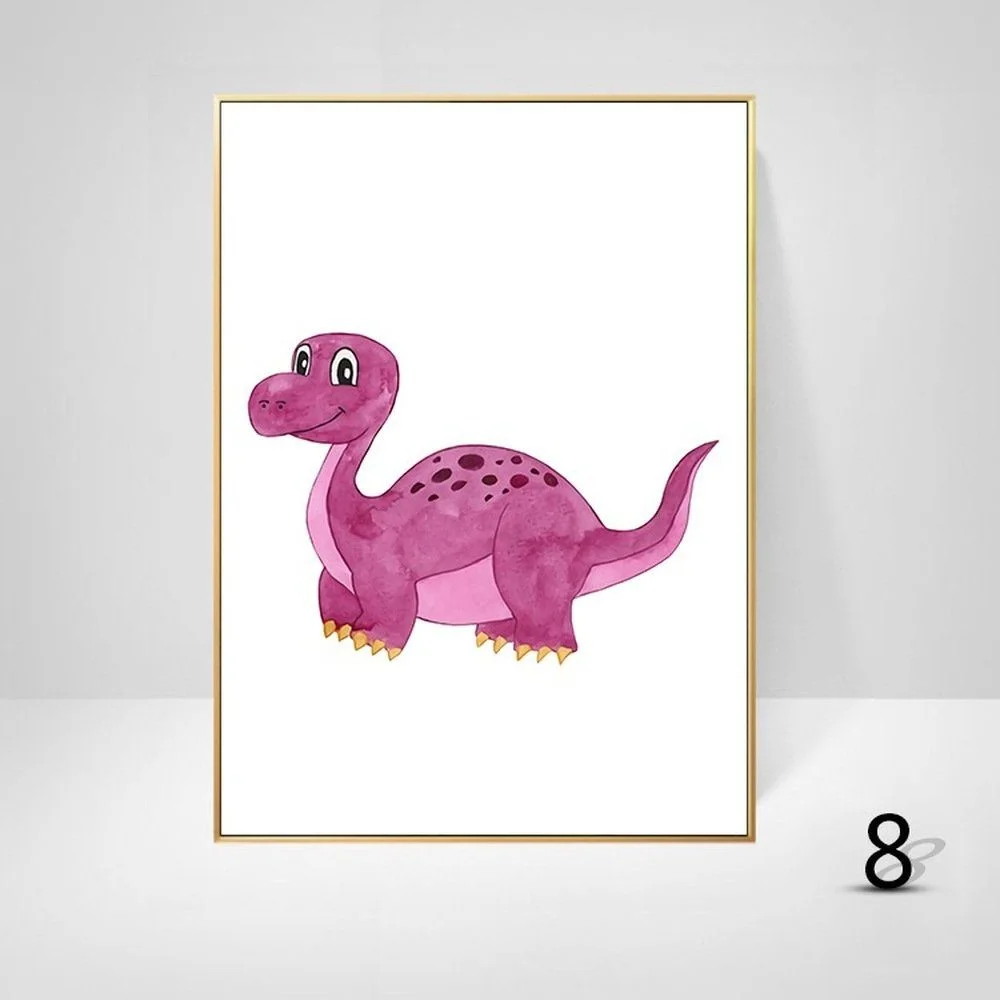 Kinderzimmer Poster-Set „Waldtiere“ – 6er-Set, A4